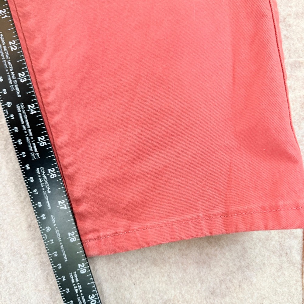 Peter‎ Millar Chino Pants 36 FLAT FRONT Golf Casual Coral Pink Preppy Cotton - Picture 6 of 9